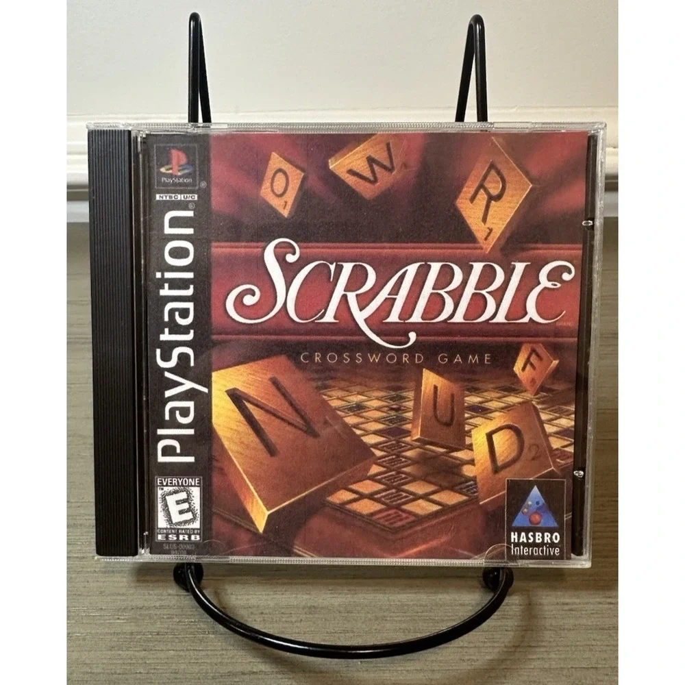 PS1 Card/Board Games Lot - Monopoly CIB, Card Games CIB, Scrabble‎ (Disc Only)